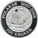 100 Kroner - Margrethe II (4th portrait; Polar Year)