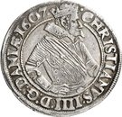 1 Mark Dansk - Christian IV (Helsingør mint)