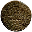 2 Skilling Dansk - Frederik III (Shield type VIIIb)