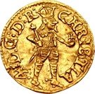 ¼ Dukat - Christian IV (Hebræermønt)