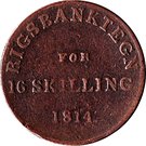 16 Skilling - Frederik VI (Token Coinage)