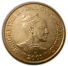 20 Kroner - Margrethe II (4th portrait; 1st arms)