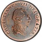 ⅔ Speciedaler - Christian VII (Copper pattern strike)