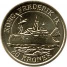 20 Kroner - Margrethe II (Kong Frederik IX Ferry)