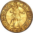 2 Dukater - Christian IV (Hebræermønt)