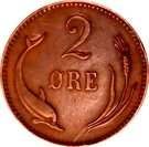 2 Øre - Christian IX