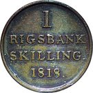 1 Rigsbankskilling - Frederik VI