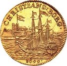 1 Dukat - Christian V (Christianborg; Dansk Vestindisk Compagnie)