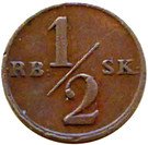 ½ Rigsbankskilling - Frederik VI