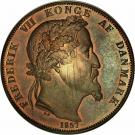 2 Rigsdaler - Frederik VII (Copper pattern strike)