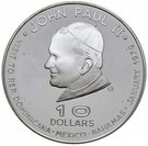 10 Dollars - Elizabeth II (Papal Visit)