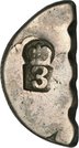 3 Bits (Cut of Spanish Colonial 8 Reales)