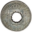 11 Bits (Crenated center hole in Mexico City 8 Reales, KM#106)