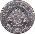 10 Dollars - Elizabeth II (Royal Visit)