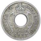 ½ Cent - Edward VII