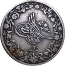 5/10 Qirsh - Abdul Hamid II