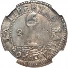 2 Reales (Provisional coinage)