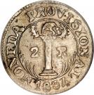 2 Reales (Provisional coinage)
