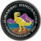 1000 Francos CFA (Tyrannosaurus Rex)
