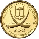 250 Pesetas Guineanas (Maja Desnuda)