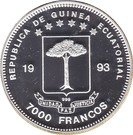7000 Francos CFA (Dinosaurs - Stegosaurus)