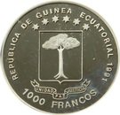 1000 Francos CFA (Brandenburg Gate)
