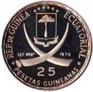25 Pesetas Guineanas (United Nations)