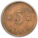 5 Penniä (Civil War Coinage)