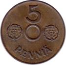 5 Penniä (without center hole)