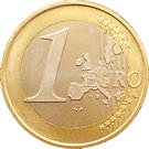 1 Euro (1st type, 1st map)
