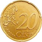 20 Euro Cent (1st type, 1st map)
