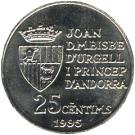 25 Cèntims - Joan Martí i Alanis (50th Anniversary - FAO)