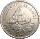 10 Pence - Elizabeth II (2nd portrait; large type)