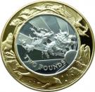 2 Pounds - Elizabeth II (Wildlife of the Falkland Islands)