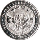 1 Crown - Elizabeth II (Robert Baden Powell; Silver Proof Issue)