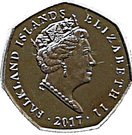 50 Pence - Elizabeth II (Southern Rockhopper)