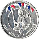50 Pence - Elizabeth II (Golden Jubilee Regalia - Orb & Sceptre - Silver Proof Piedfort)
