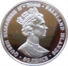 50 Pence - Elizabeth II (Queen Elizabeth and two hockey players)