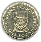 1 Pound - Elizabeth II (3rd portrait)