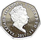 50 Pence - Elizabeth II (King Penguin)