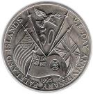 50 Pence - Elizabeth II (V.E. Day)
