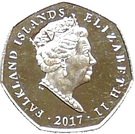 50 Pence - Elizabeth II  (Penguin Carol-singers)