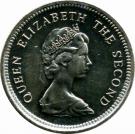 5 Pence - Elizabeth II (2nd portrait; small type)
