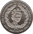 1 Crown - Elizabeth II (60th Anniversary of the Coronation of Queen Elizabeth II)