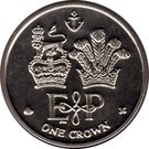 1 Crown - Elizabeth II (Queen Elizabeth II & Prince Philip birthday)