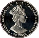 50 Pence - Elizabeth II (Queen on horse)