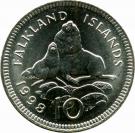 10 Pence - Elizabeth II (2nd portrait; small type)