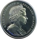 1 Crown - Elizabeth II (25th Anniversary of Liberation)