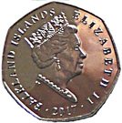 50 Pence - Elizabeth II (Magellanic Penguin)