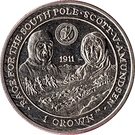 1 Crown - Elizabeth II (Race for the South Pole)